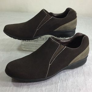 Cole Haan Waterproof Brown/Tan Suede Loafers